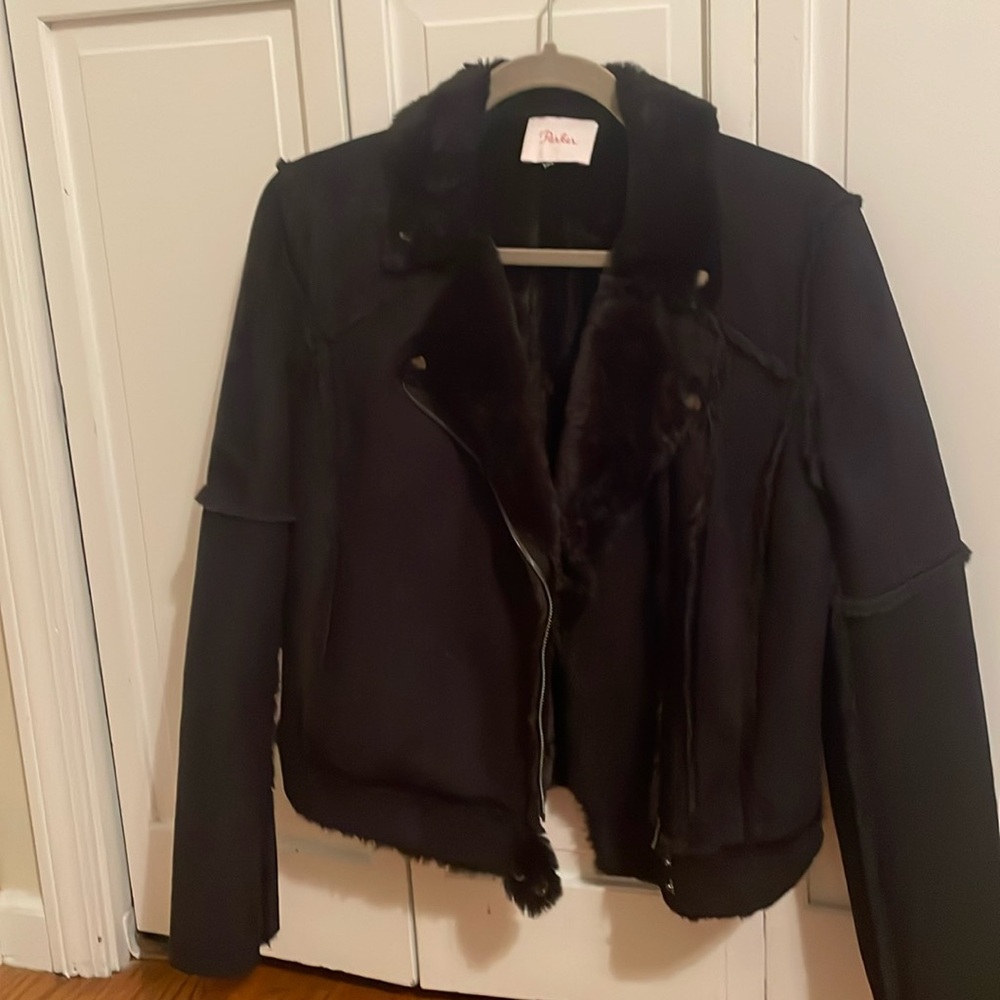 Parker jacket. Faux fur and suede. Size XS. NWOT